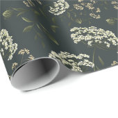 ヴィンテージ植物プリント包装紙 ラッピングペーパー (ロールコーナー)