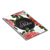 ヴィンテージ植物プリント | ノートブック (右側)