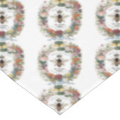 ヴィンテージ植物モダン女王蜂 テーブルクロス (アングル)