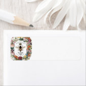 ヴィンテージ植物モダン女王蜂 ラベル (インサイチュ)