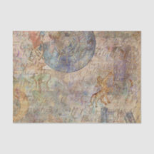 ヴィンテージ植物レトロビクトリアン老化ティッシュペーパー