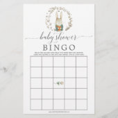 ヴィンテージ植物両面ベビーシャワーゲーム (裏面)