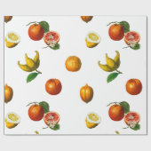 ヴィンテージ植物包み紙 ラッピングペーパー (フラット)