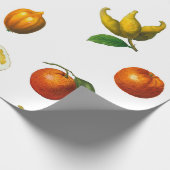 ヴィンテージ植物包み紙 ラッピングペーパー (角)