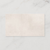 ヴィンテージ植物図書要求赤ちゃんシャワー エンクロージャーカード (裏面)