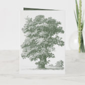 ヴィンテージ植物園パーティー結婚の旅程 プログラム (裏面)