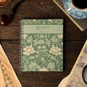 ヴィンテージ植物園マムグリーン向け ノートブック