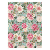 ヴィンテージ植物園花パターン テーブルクロス (正面)