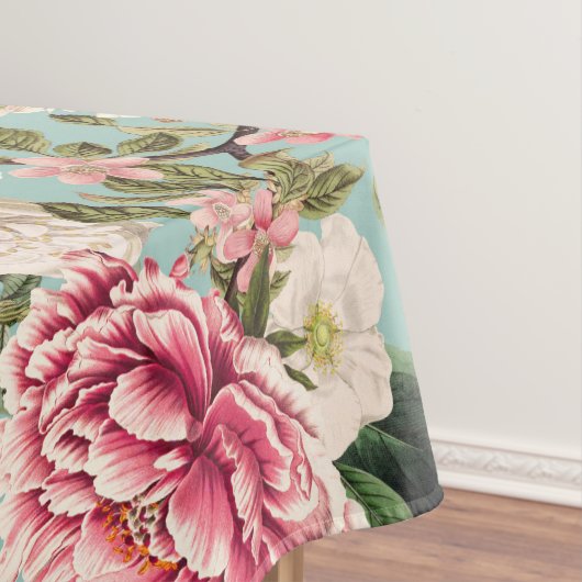 ヴィンテージ植物園花パターン テーブルクロス (インサイチュ)