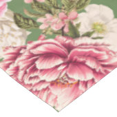 ヴィンテージ植物園花パターン テーブルクロス (アングル)