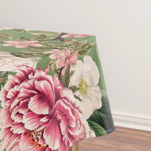 ヴィンテージ植物園花パターン テーブルクロス (インサイチュ)