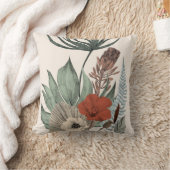 ヴィンテージ植物園 – ワイルドフラワー&プロテアイル クッション (ブランケット)