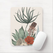 ヴィンテージ植物園 – ワイルドフラワー&プロテアイル マウスパッド (マウス)