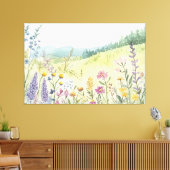 ヴィンテージ植物壁デコール キャンバスプリント (インサイチュ (リビング))