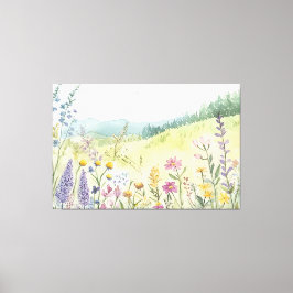 ヴィンテージ植物壁デコール キャンバスプリント