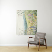 ヴィンテージ植物壁デコール タペストリー (インサイチュ)