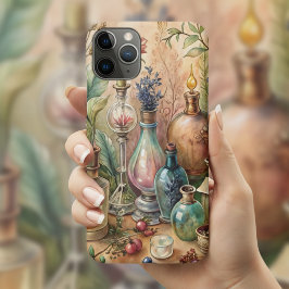 ヴィンテージ植物学の薬局の瓶 iPhone 11 PROケース