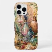 ヴィンテージ植物学の薬局の瓶 iPhoneケース (裏面)
