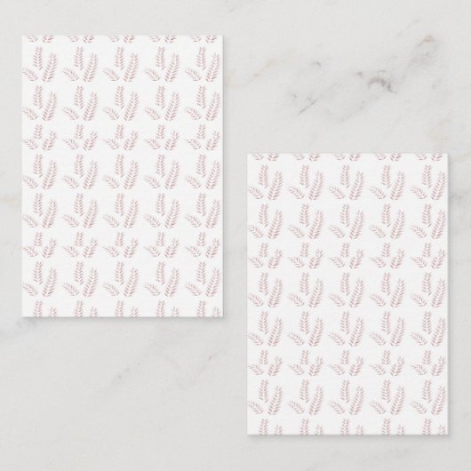 ヴィンテージ植物学イラストレーション-エレガントフローラアート ノートカード (正面/裏面)