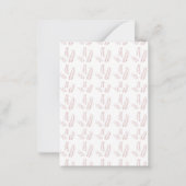 ヴィンテージ植物学イラストレーション-エレガントフローラアート ノートカード (正面)