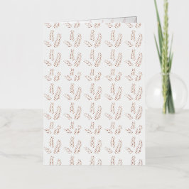 ヴィンテージ植物学イラストレーション-エレガントフローラアート 箔グリーティングカード