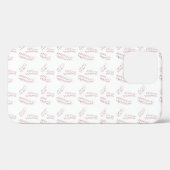 ヴィンテージ植物学イラストレーション-エレガントフローラアート Case-Mate iPhoneケース (裏面 (横))