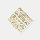 ヴィンテージ植物学 スタンダードカクテルナプキン (角)