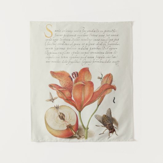 ヴィンテージ植物学 タペストリー (正面)