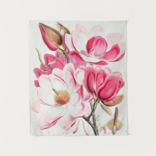 ヴィンテージ植物学 タペストリー (正面)