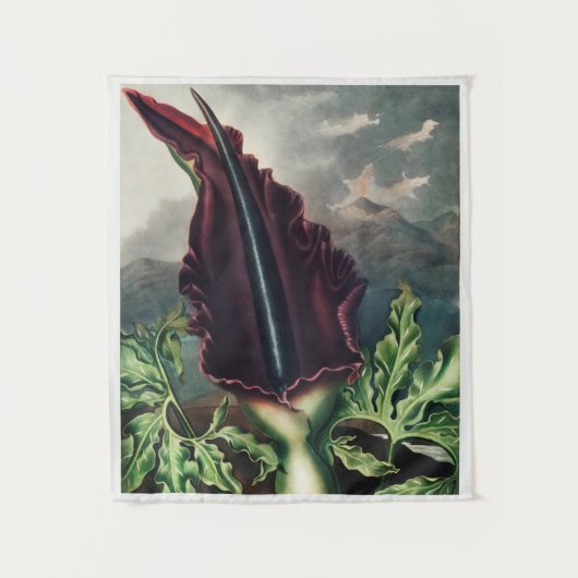 ヴィンテージ植物学 タペストリー (正面)