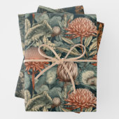 ヴィンテージ植物学II包装紙シート ラッピングペーパーシート (インサイチュ)