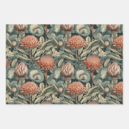 ヴィンテージ植物学II包装紙シート ラッピングペーパーシート