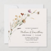 ヴィンテージ植物小さなフローラ追加フォト婚約 (裏面)