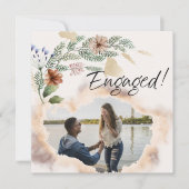 ヴィンテージ植物小さなフローラ追加フォト婚約 (正面)