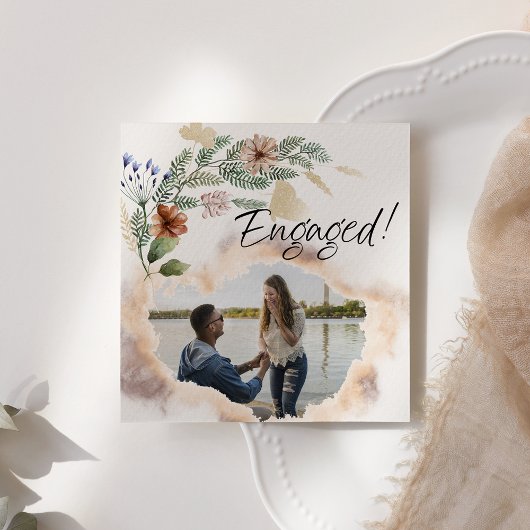 ヴィンテージ植物小さなフローラ追加フォト婚約