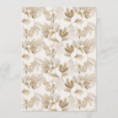 ヴィンテージ植物性の小さなフローラロマン結婚ティック メニュー (裏面)