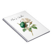 ヴィンテージ植物性の母の庭の花 ノートブック (右側)