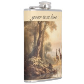 ヴィンテージ植物性キリンのカスタマイズ フラスク (右)