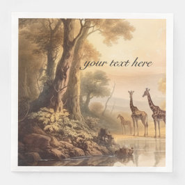 ヴィンテージ植物性キリン、カスタマイズ可能