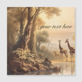 ヴィンテージ植物性キリン、カスタマイズ可能