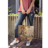 ヴィンテージ植物性キリン、カスタマイズ可能 トートバッグ