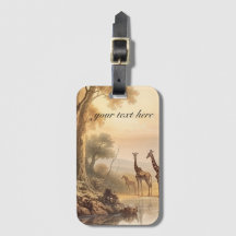 ヴィンテージ植物性キリン、カスタマイズ可能