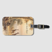 ヴィンテージ植物性キリン、カスタマイズ可能 ラゲッジタグ (正面横)