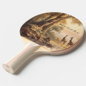 ヴィンテージ植物性キリン、カスタマイズ可能 卓球ラケット (正面アングル)