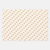 ヴィンテージ植物性クリーム ラッピングペーパーシート (正面2)