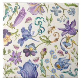 ヴィンテージ植物性セラミックタイル タイル