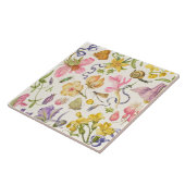 ヴィンテージ植物性セラミックタイル タイル (側面)