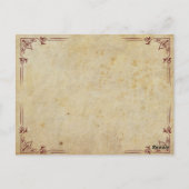 ヴィンテージ植物性フランスのフローラポストカード ポストカード (裏面)