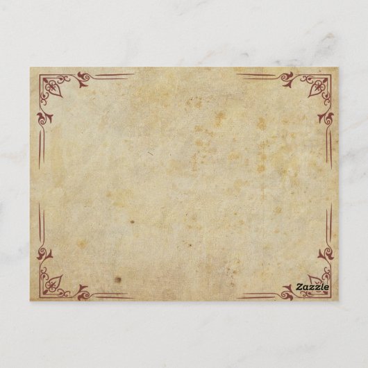 ヴィンテージ植物性フランスのフローラポストカード ポストカード (裏面)