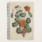 ヴィンテージ植物性フローラダブルクレーズ プランナー手帳 (正面)